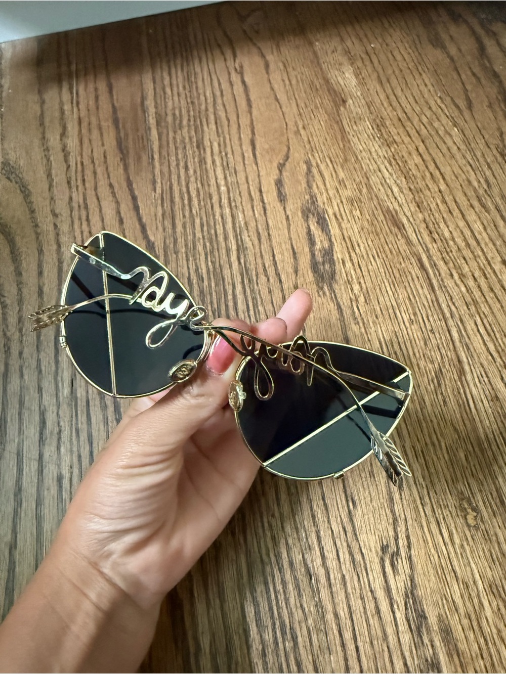 GENTLE MONSTER Gold Frame Sunglasses with Gray Lenses - Picture 4 of 4